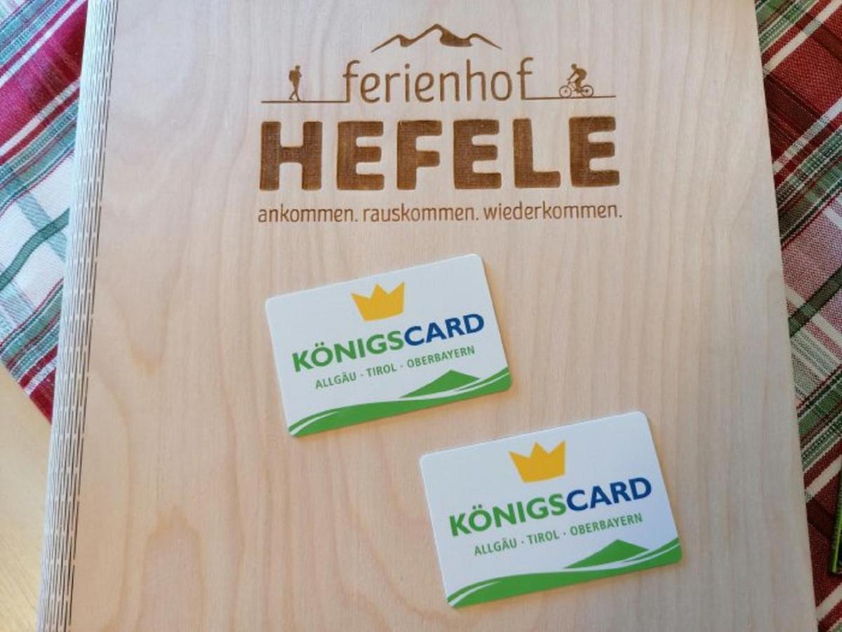 Ferienhof Hefele Lägenhet Hopferau Exteriör bild